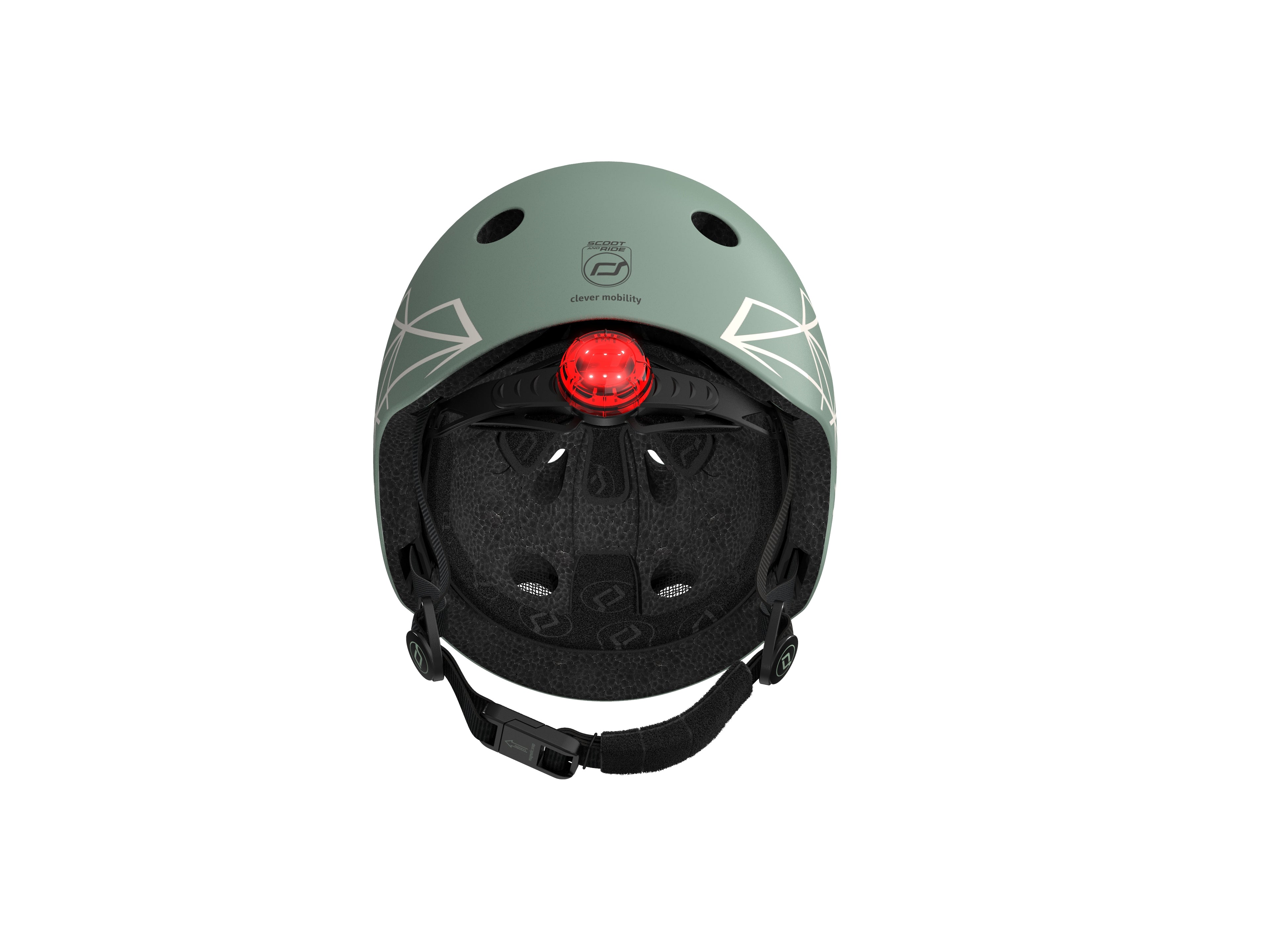 XXS-S Helmet - Green Lines