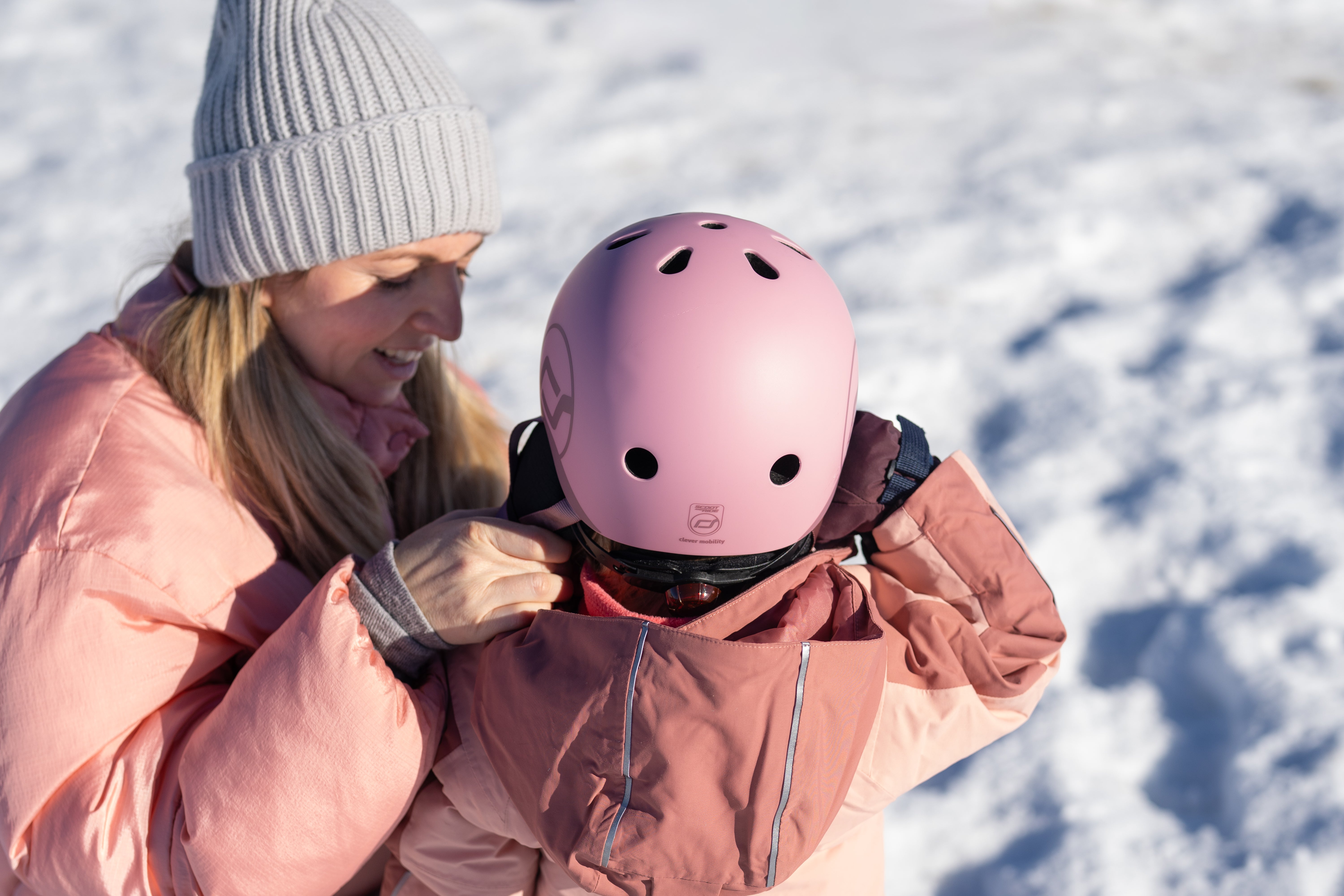 XXS-S Ski Helmet - Rose